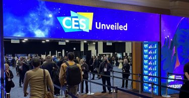 Entrance to CES 2023 Unveiled at the Venetian in Las Vegas, NV