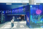 Front entrance to AWE Expo hall
