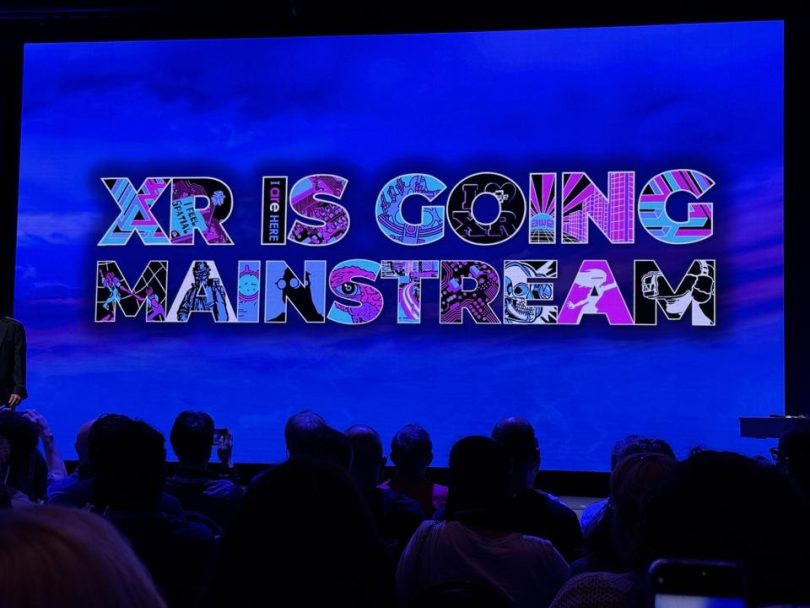 XR is Going Mainstream slide from AWE USA 2025 Opening Keynote